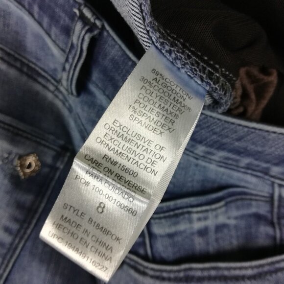 Democracy Womens Jeans Skinny Ankle Blue Denim Medium Wash "Ab"solution 8 - Picture 11 of 11